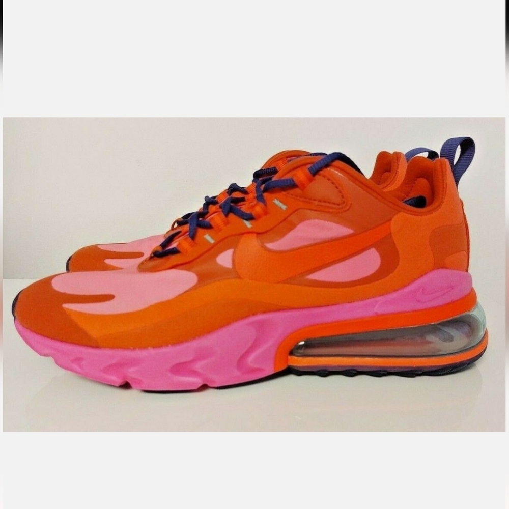 Nike Women's Sneakers - Orange and Pink